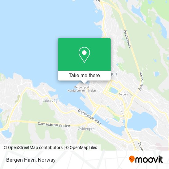 Bergen Havn map