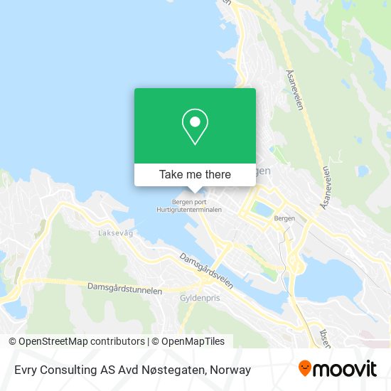 Evry Consulting AS Avd Nøstegaten map