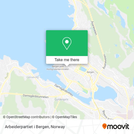 Arbeiderpartiet i Bergen map
