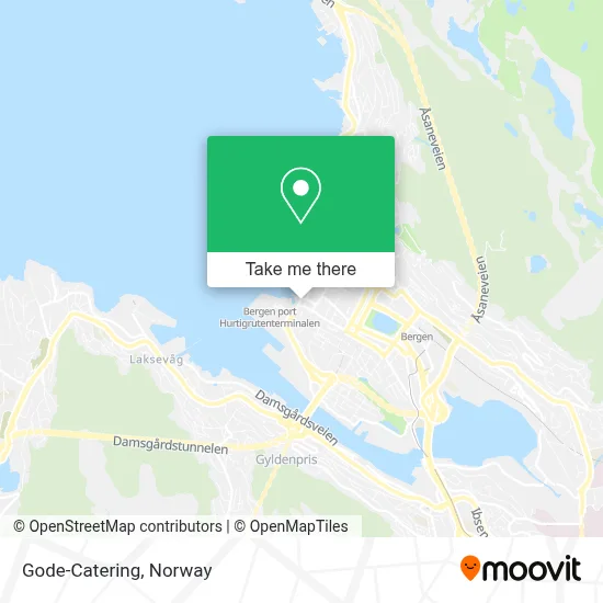 Gode-Catering map