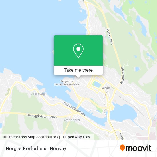 Norges Korforbund map