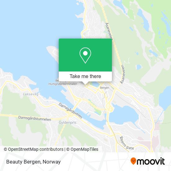 Beauty Bergen map