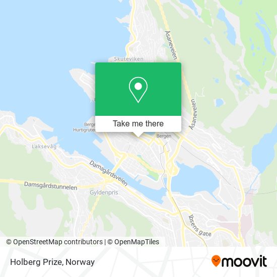 Holberg Prize map