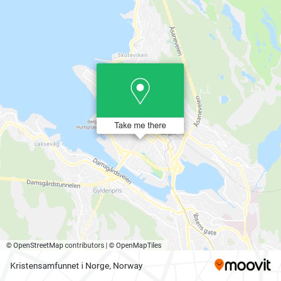 Kristensamfunnet i Norge map