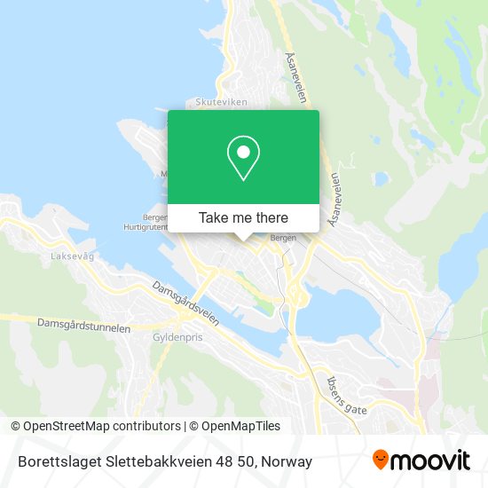 Borettslaget Slettebakkveien 48 50 map