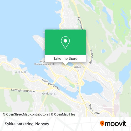 Sykkelparkering map