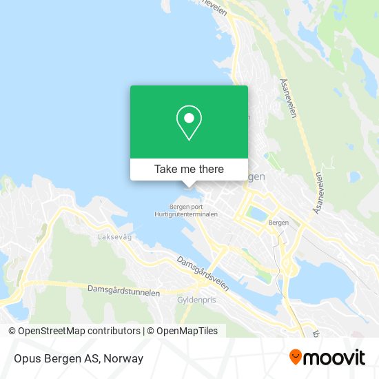 Opus Bergen AS map