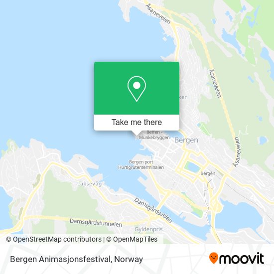 Bergen Animasjonsfestival map