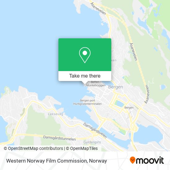 Western Norway Film Commission map