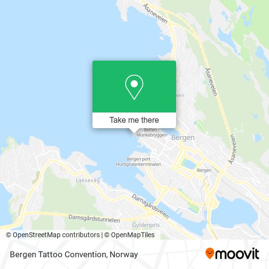 Bergen Tattoo Convention map