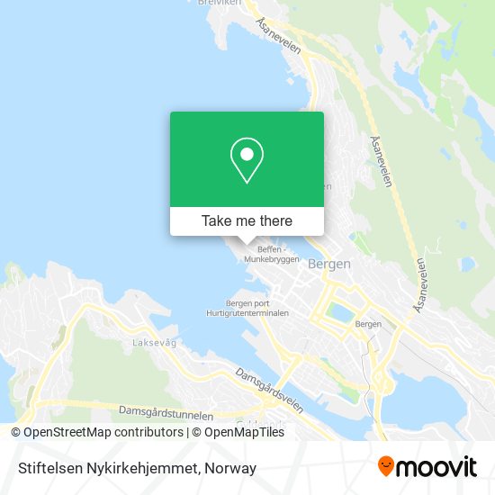 Stiftelsen Nykirkehjemmet map