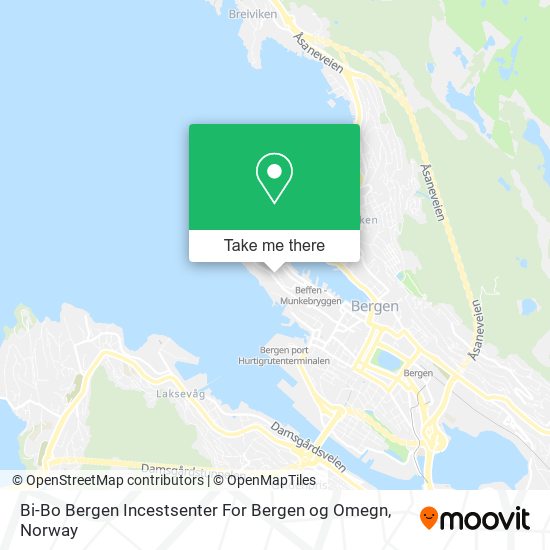 Bi-Bo Bergen Incestsenter For Bergen og Omegn map