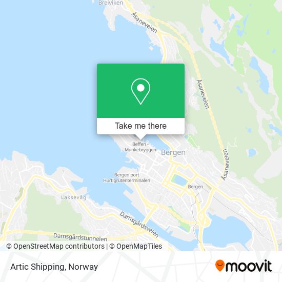 Artic Shipping map