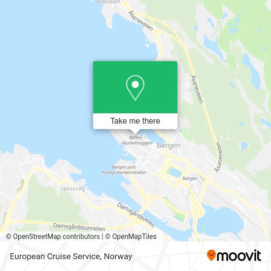 European Cruise Service map