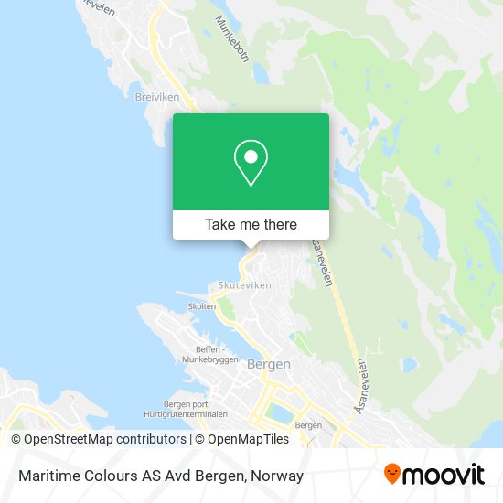 Maritime Colours AS Avd Bergen map