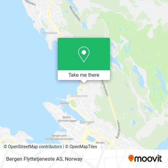 Bergen Flyttetjeneste AS map