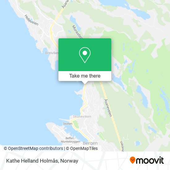 Kathe Helland Holmås map