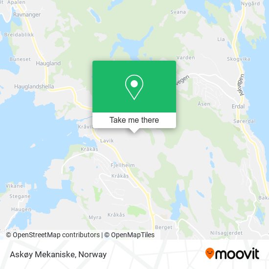 Askøy Mekaniske map