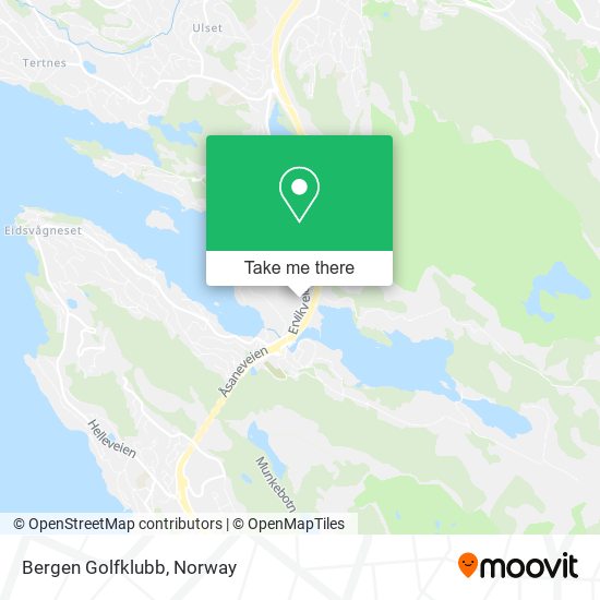 Bergen Golfklubb map