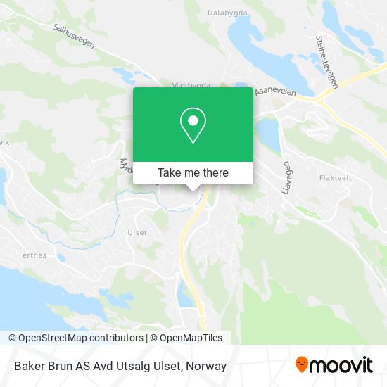 Baker Brun AS Avd Utsalg Ulset map