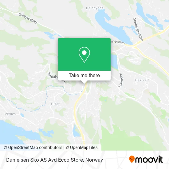 Danielsen Sko AS Avd Ecco Store map
