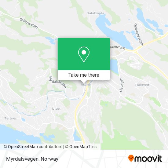 Myrdalsvegen map