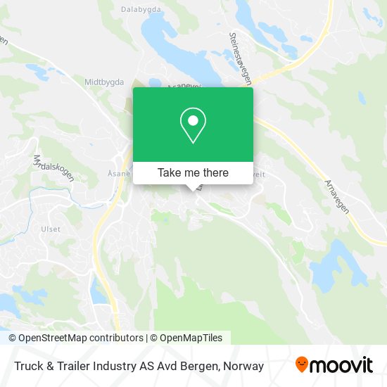 Truck & Trailer Industry AS Avd Bergen map