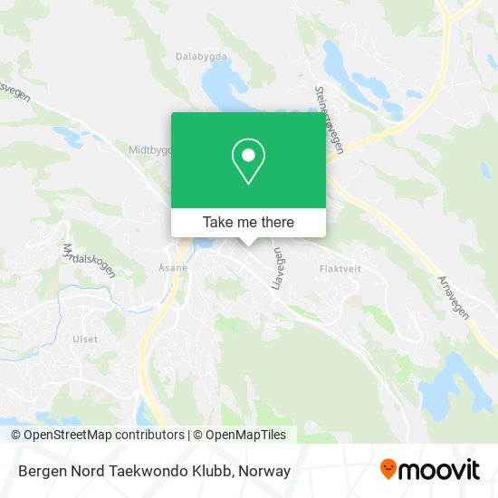 Bergen Nord Taekwondo Klubb map