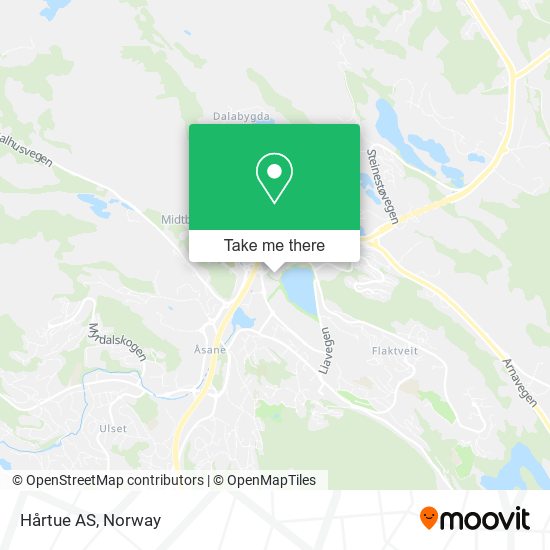 Hårtue AS map