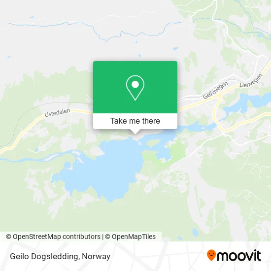 Geilo Dogsledding map