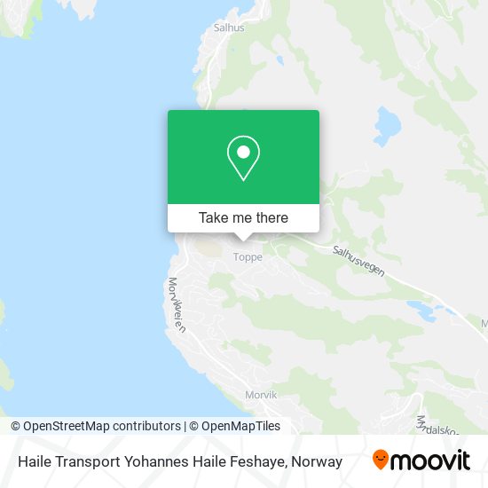 Haile Transport Yohannes Haile Feshaye map