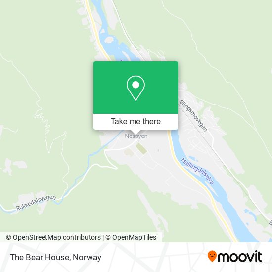 The Bear House map
