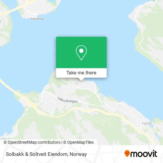 Solbakk & Soltveit Eiendom map