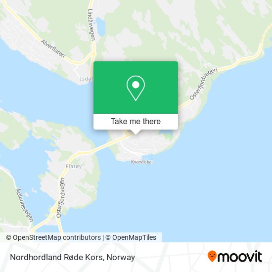 Nordhordland Røde Kors map