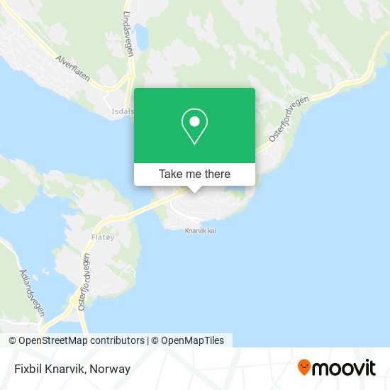 Fixbil Knarvik map