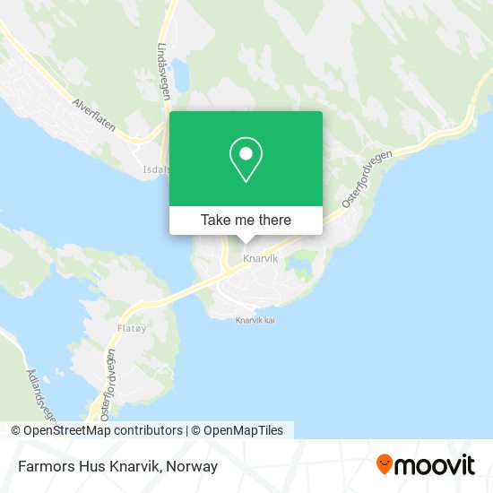 Farmors Hus Knarvik map