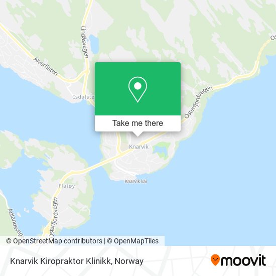 Knarvik Kiropraktor Klinikk map