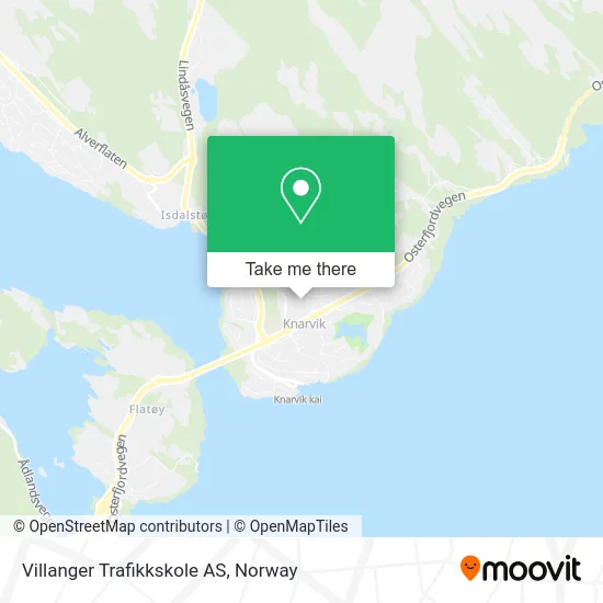 Villanger Trafikkskole AS map