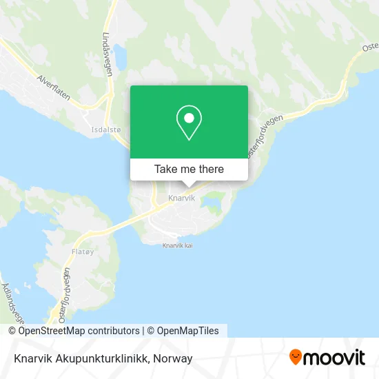Knarvik Akupunkturklinikk map