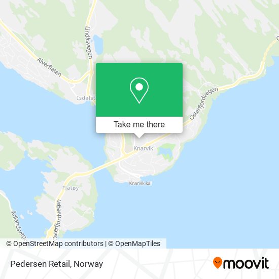 Pedersen Retail map