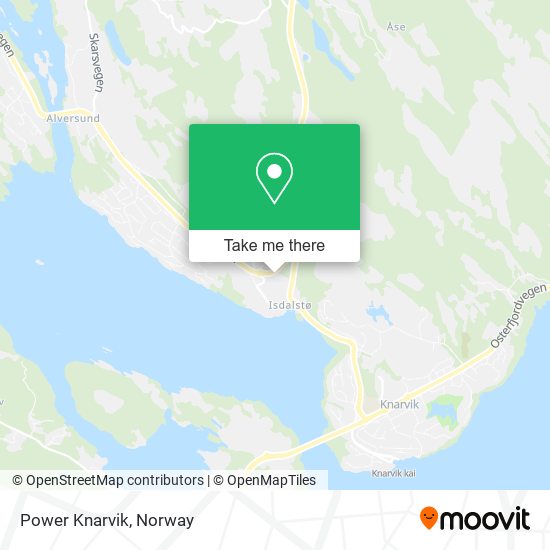 Power Knarvik map
