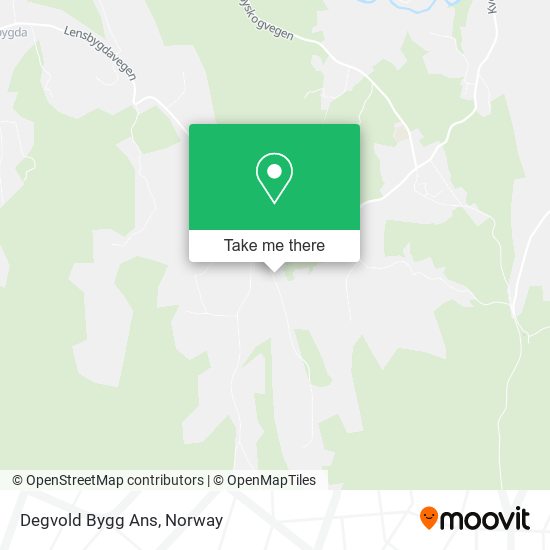 Degvold Bygg Ans map