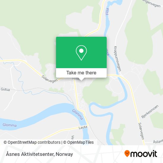 Åsnes Aktivitetsenter map