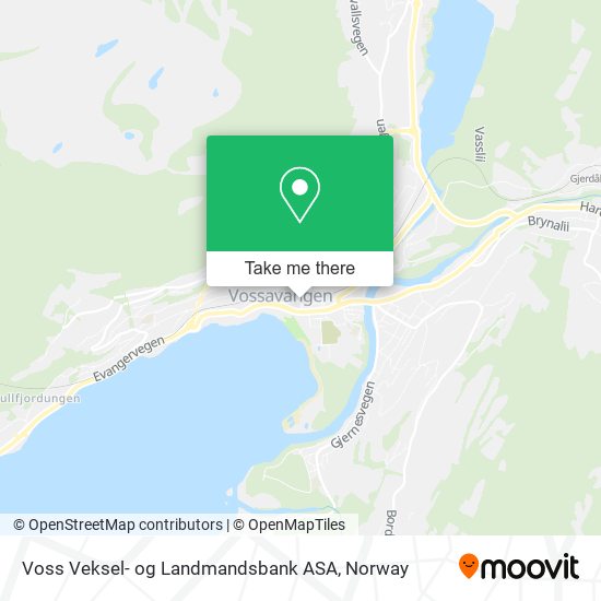 Voss Veksel- og Landmandsbank ASA map