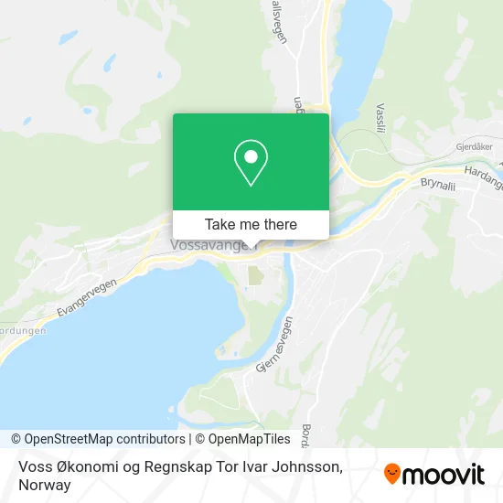 Voss Økonomi og Regnskap Tor Ivar Johnsson map