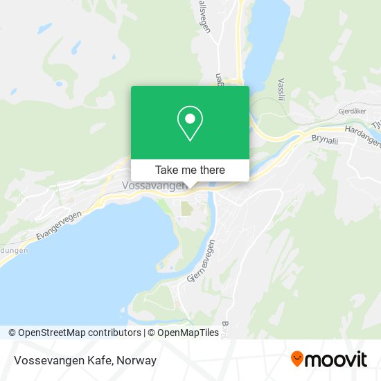 Vossevangen Kafe map