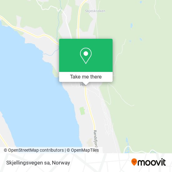 Skjellingsvegen sa map