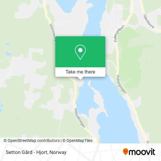Setton Gård - Hjort map