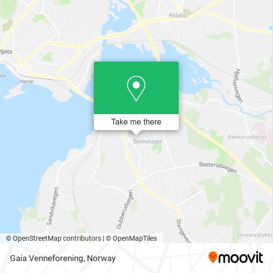 Gaia Venneforening map