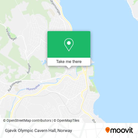 Gjøvik Olympic Cavern Hall map